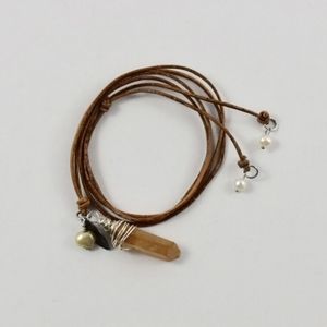 COPY - Quartz Crystal Boho Necklace